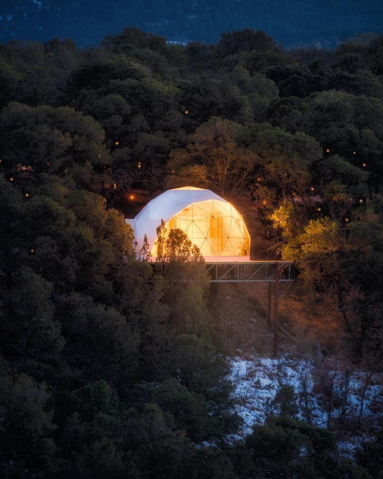 Zia Geo Dome At El Mistico Ranch, Glamping Villa Nogal Kültér fotó