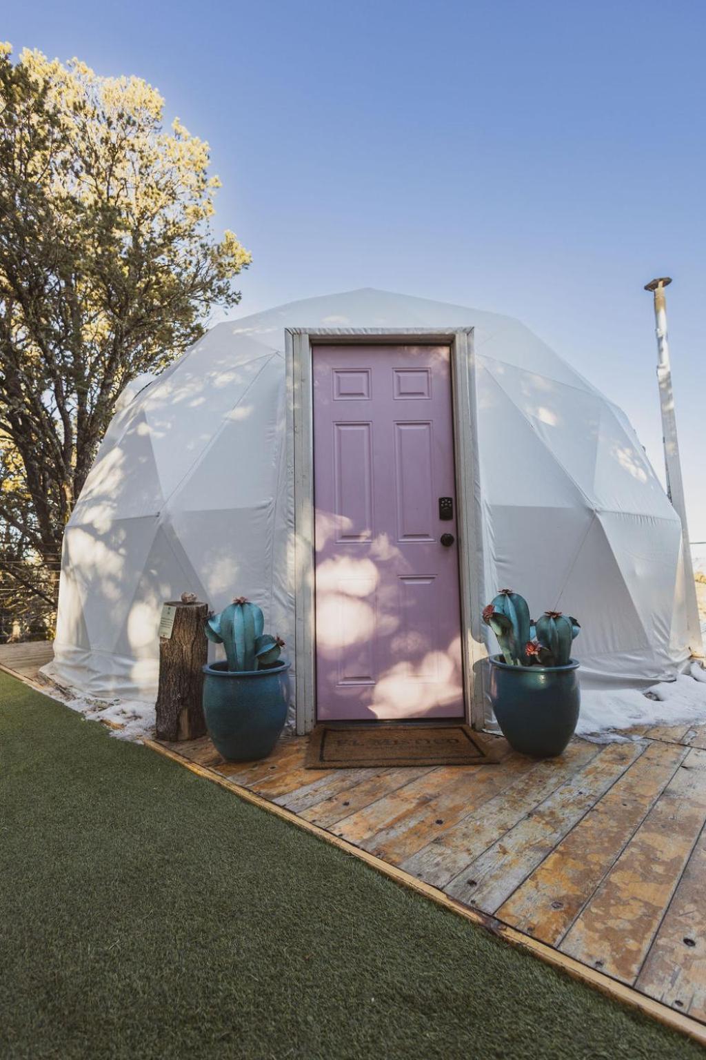 Zia Geo Dome At El Mistico Ranch, Glamping Villa Nogal Kültér fotó